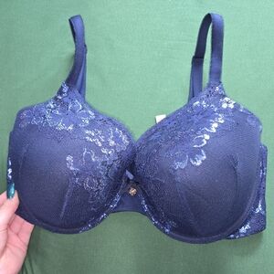Blue Victoria Secret full coverage bra 34ddd